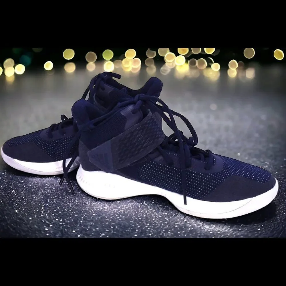 Adidas mens blue EXPLOSIVE Bounce Basketball sneakers Shoes